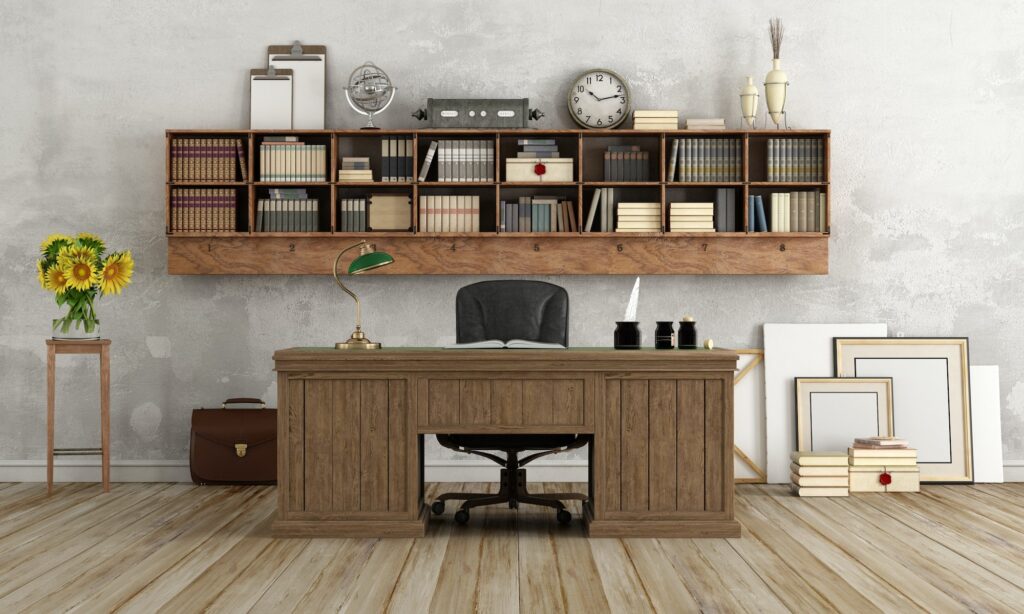 Home office in classic style