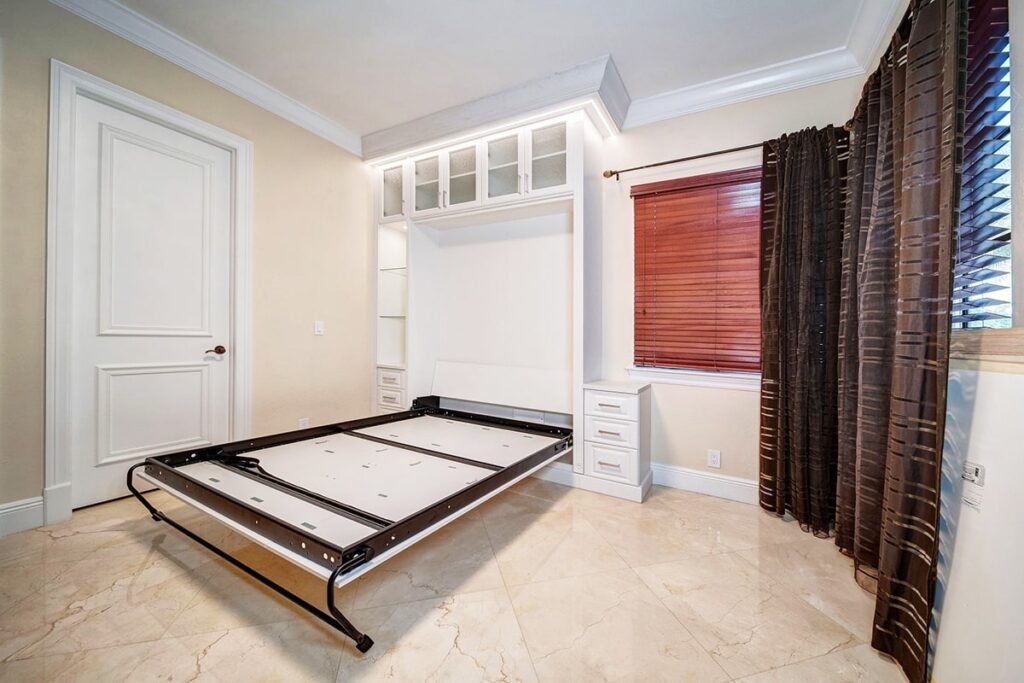 murphy bed with couch